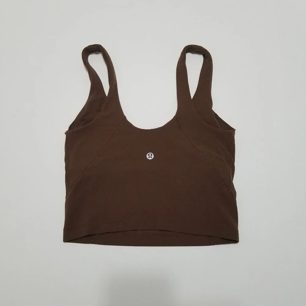 Like New Lululemon Align Tank Top Brown Size 2 - Picture 2 of 4